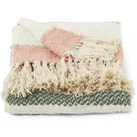 Malagoon Multicolor Bouclé Plaid - Pastel