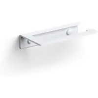 Clou Fold toiletrolhouder zonder klep, mat wit