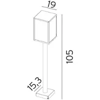Franssen Zwarte terraslamp Lofoten