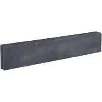 Gardenlux 3 stuks! Opsluitband hd zwart 10x20x100 cm