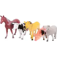 Jonotoys boerderijdieren 5-delig