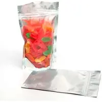 Packlinq Stazakken Transparant/Zilver 12x7,5x18,5cm 114 gram