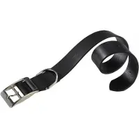 Ferplast hondenhalsband Natural 47-55 x 3 cm kunstleer zwart