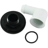 Trac Outdoors Quite Flush Toilet Elbow Connector Zilver