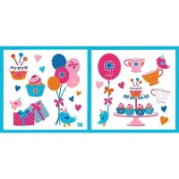 Lief! lifestyle Muurstickers Lief Roze