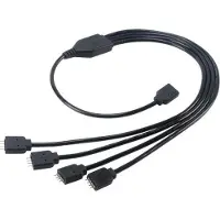 Akasa RGB 4-weg splitter kabel, Modding verlichting