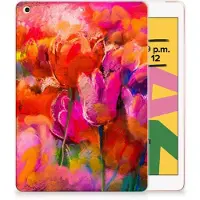 B2Ctelecom Tablethoes Apple iPad 10.2 | iPad 10.2 (2020) | 10.2 (2021) Tulips