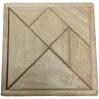 HOT Games Tangram Rubberwood (12 x 12 cm)