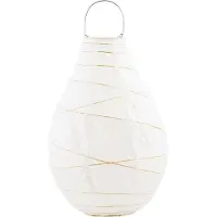 House Doctor Waxinelichtjeshouder Drop Ø 24x35 cm Wit