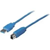 Shiverpeaks USB Kabel A Stecker / B Stecker USB 3.0 blau 3m