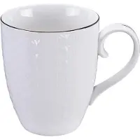 Tokyo Design Studio - Nippon White Goude Rand Mok - Thee Kop - 8.5x10.2cm 380ml Star