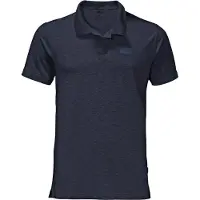 Jack Wolfskin Travel Polo Men Shirt Heren - Night Blue