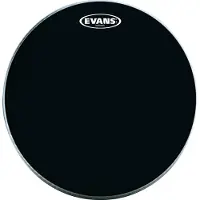 Evans Resonant Black Bass Drum Head 20"