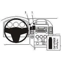 Brodit ProClip houder geschikt voor Nissan Titan 2004-2007 Center mount