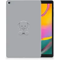 B2Ctelecom Samsung Galaxy Tab A 10.1 (2019) Tablet Back Cover Grijs Baby Olifant