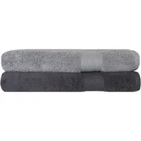 ISleep Terry Strandlaken - 100x180 cm - Antraciet