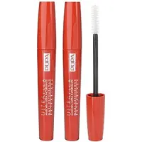 PUPA Milano 2 stuks Pupa ultraflex mascara extra black 10 ml - voordeelverpakking zonder omdoos