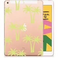 B2Ctelecom Apple iPad 10.2 | iPad 10.2 (2020) | 10.2 (2021) Siliconen Hoesje Palmtrees
