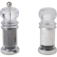 COSY&TRENDY Cosy & Trendy - Peper en zout set - helder kunststof