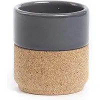 Amorim cork Soulmate Drinkbeker - Porselein - 8 cm - Grijs