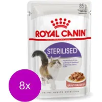 Royal Canin Sterilised - In Gravy - Kattenvoer - 8 x 12x85 g Bonuspack