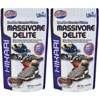 Hikari Vissenvoer Tropical massivore del 380 gram voor monsterfish en carnivoren per 2 stuks