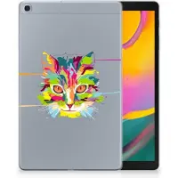 B2Ctelecom Samsung Galaxy Tab A 10.1 (2019) Tablet Back Cover Cat Color
