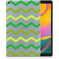 B2Ctelecom Samsung Galaxy Tab A 10.1 (2019) Hippe Hoes Zigzag Groen