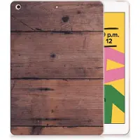 B2Ctelecom Apple iPad 10.2 | iPad 10.2 (2020) | 10.2 (2021) Silicone Tablet Hoes Old Wood