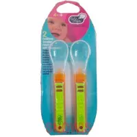 Bebeconfort Bebe Confort - 2 Soepele lepels met anti-slip handvat - Lime