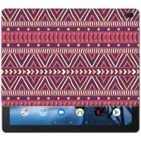 B2Ctelecom Lenovo Tab E10 Hippe Hoes Aztec Paars