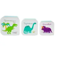 Sass & Belle Brooddoos lunchbox dino set van 3 -
