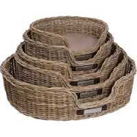Happy-House Riet - Hondenmand - Beige/Bruin - 64x51x25 cm - Middel