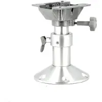 VETUS Manually Swivel Adjustable Seat Foot Zilver 34-47 cm