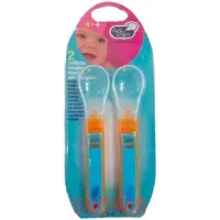 Bebeconfort Bebe Confort - 2 Soepele lepels met anti-slip handvat - Turquoise