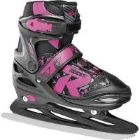 Roces IJshockeyschaats Jokey Ice 2.0 Zwart Roze-Schoenmaat 26 - 29