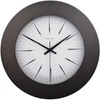 Nextime Colt - Klok - Rond - RVS - Ø33.7 cm - Antraciet