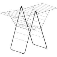 Mammoet - Droogrek - Met vleugels - 23 m drooglengte - Grijs - Staal - Inklapbaar - Wasrek