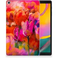 B2Ctelecom Tablethoes Samsung Galaxy Tab A 10.1 (2019) Tulips
