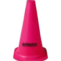 Sportec afbakenkegels lichte kwaliteit Pink 30 cm