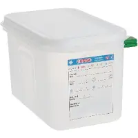 ARAVEN Voedselbak Araven, 4,3L, GN1/4, incl deksel, 4 stuks