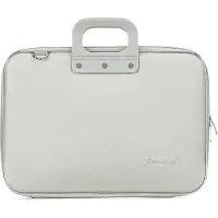 Bombata laptoptas Classic 43 x 33 cm kunstleer grijs