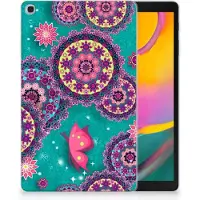 B2Ctelecom Samsung Galaxy Tab A 10.1 (2019) Tablethoes Cirkels en Vlinders