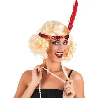 Generik Blond Charleston pruik voor vrouwen - Verkleedpruik - One size