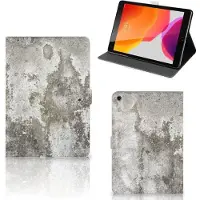 B2Ctelecom iPad 10.2 2019 | iPad 10.2 2020 | 10.2 2021 Leuk Tablet hoesje Beton Print
