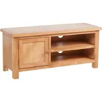 vidaXL Tv-meubel 103x36x46 cm massief eikenhout