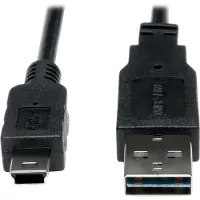 Eaton UR030-003 USB-kabel 0,91 m USB 2.0 USB A Mini-USB B Zwart