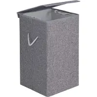 Nancy's Wasmand 85L - Wasmanden met Deksel - Grijs