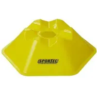 Sportec afbakenbollen hexagonaal 10 stuks geel
