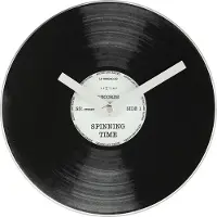 Nextime wand of tafelklok Little Spinning Time glas